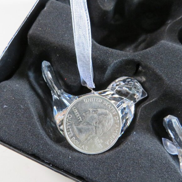 (11) Hanging Acrylic Birds 1.5" tall & wide Christmas or everyday - Picture 6 of 7